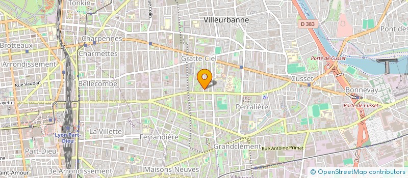 localisation de l'entreprise MONSIEUR BERTRAND BERTOLONE  VILLEURBANNE