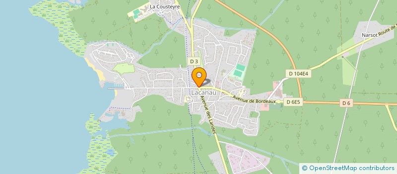 localisation de l'entreprise MONSIEUR BERTRAND BIENSAN  LE PORGE