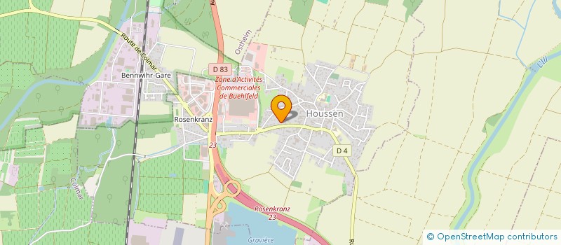 localisation de l'entreprise MONSIEUR BERTRAND BIRGY  HOUSSEN