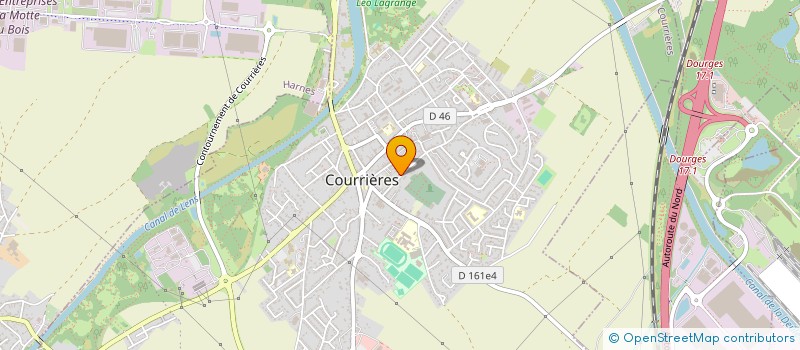 localisation de l'entreprise MONSIEUR BERTRAND BISIAUX  COURRIERES