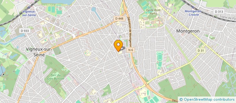 localisation de l'entreprise MONSIEUR BERTRAND BLONDEEL  VIGNEUX-SUR-SEINE