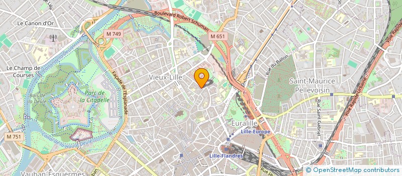localisation de l'entreprise MONSIEUR BERTRAND BLONDEL à LILLE