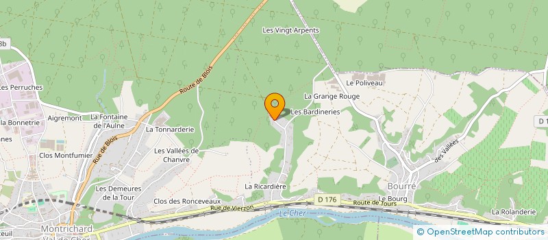 localisation de l'entreprise MONSIEUR BERTRAND BLOUIN  ARS-EN-RE