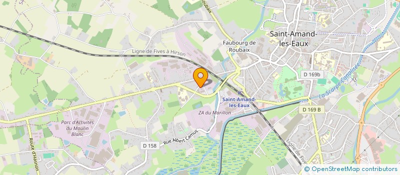 localisation de l'entreprise MONSIEUR BERTRAND BOCHE à SAINT-AMAND-LES-EAUX