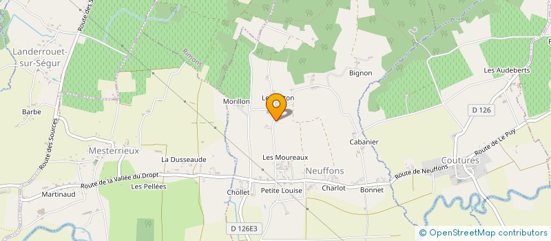 localisation de l'entreprise MONSIEUR BERTRAND BOISMARD  NEUFFONS