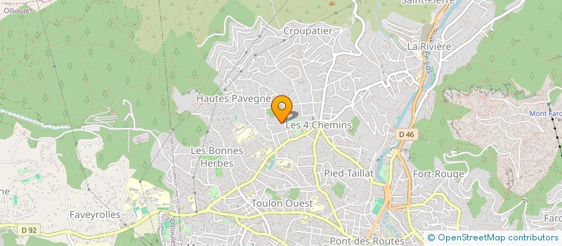 localisation de l'entreprise MONSIEUR BERTRAND BONNEFON  TOULON