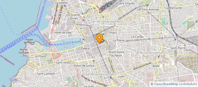localisation de l'entreprise MONSIEUR BERTRAND BONNET  MARSEILLE