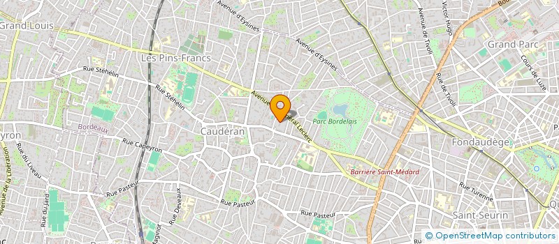 localisation de l'entreprise MONSIEUR BERTRAND BONNET  BORDEAUX