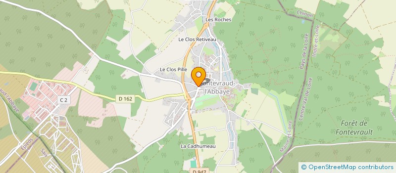 localisation de l'entreprise MONSIEUR BERTRAND BONTEMPS  FONTEVRAUD-L'ABBAYE