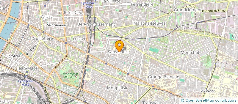 localisation de l'entreprise MONSIEUR BERTRAND BOSON à LYON