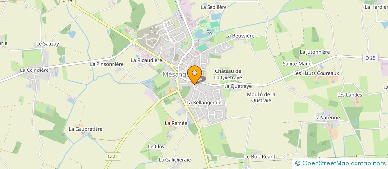 localisation de l'entreprise MONSIEUR BERTRAND BOUCHET  MESANGER