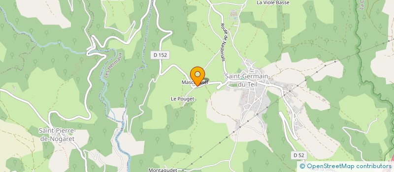 localisation de l'entreprise MONSIEUR BERTRAND BOUDON à SAINT-GERMAIN-DU-TEIL