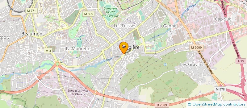 localisation de l'entreprise MONSIEUR BERTRAND BOUET à AUBIERE