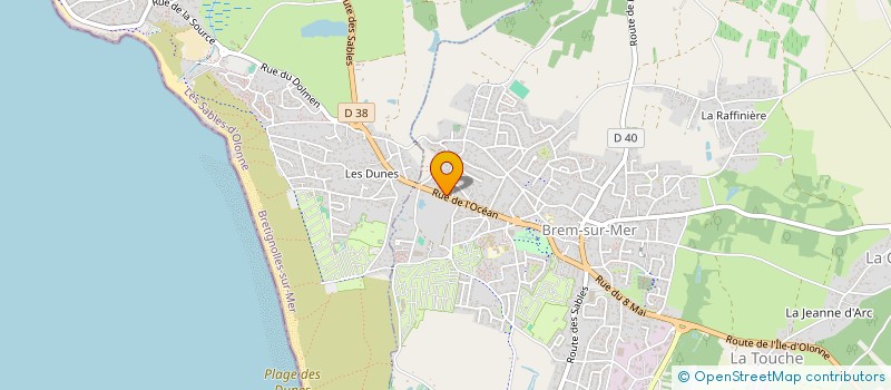 localisation de l'entreprise MONSIEUR BERTRAND BOUHIER à BREM-SUR-MER