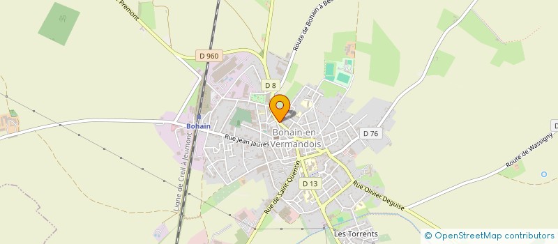 localisation de l'entreprise MONSIEUR BERTRAND BOUILLET  MESSIGNY-ET-VANTOUX