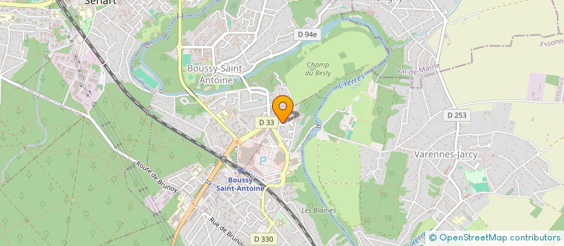 localisation de l'entreprise MONSIEUR BERTRAND BOULADE  QUINCY-SOUS-SENART