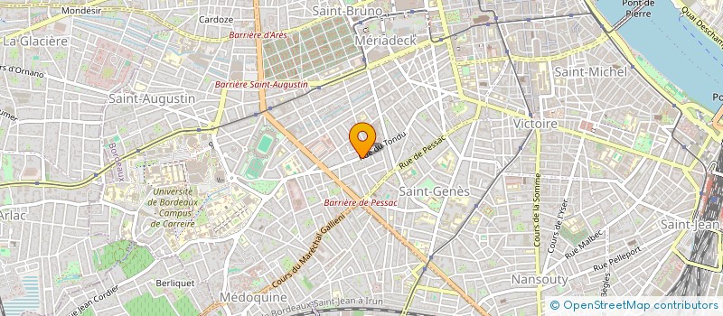 localisation de l'entreprise MONSIEUR BERTRAND BOULCH  BORDEAUX