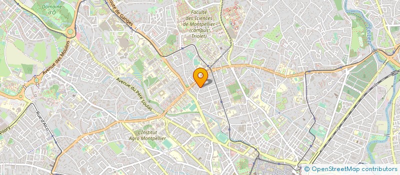 localisation de l'entreprise MONSIEUR BERTRAND BOULFROY à MONTPELLIER