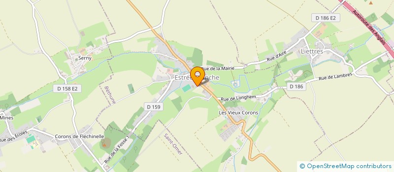 localisation de l'entreprise MONSIEUR BERTRAND BOURBIAUX  ESTREE-BLANCHE