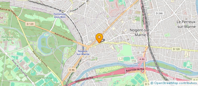localisation de l'entreprise MONSIEUR BERTRAND BOURDALEIX-MANIN à NOGENT-SUR-MARNE