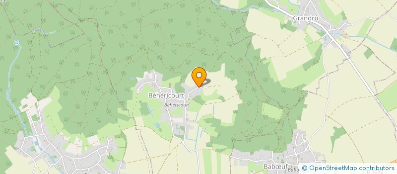 localisation de l'entreprise MONSIEUR BERTRAND BOXOEN  BEHERICOURT