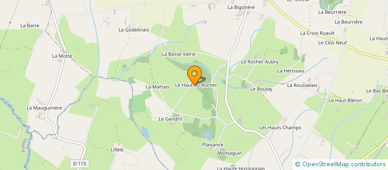 localisation de l'entreprise MONSIEUR BERTRAND BROUILLARD à MELLE