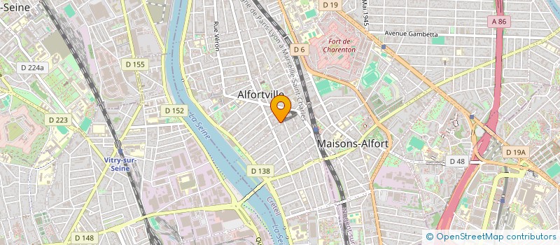 localisation de l'entreprise MONSIEUR BERTRAND BRUN  ALFORTVILLE