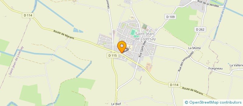 localisation de l'entreprise MONSIEUR BERTRAND BRUY  SAINT-JEAN-DE-LIVERSAY