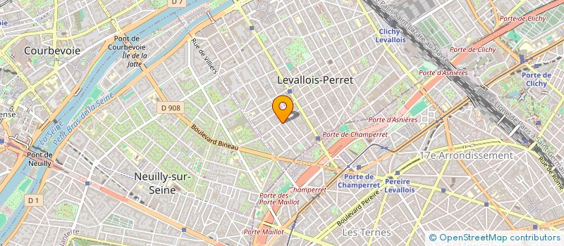 localisation de l'entreprise MONSIEUR BERTRAND BUQUET à LEVALLOIS-PERRET