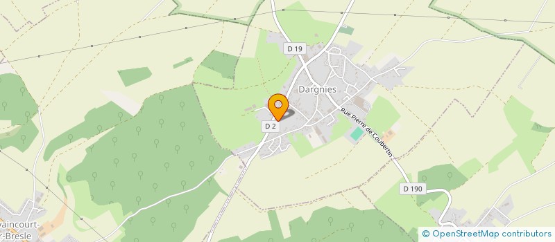 localisation de l'entreprise MONSIEUR BERTRAND CABOT  DARGNIES