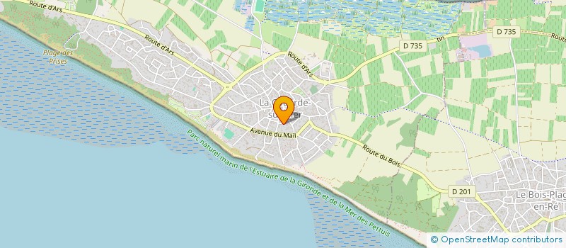 localisation de l'entreprise MONSIEUR BERTRAND CACCIA à LA COUARDE-SUR-MER