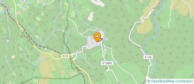 localisation de l'entreprise MONSIEUR BERTRAND CADENAT  ROQUESSELS