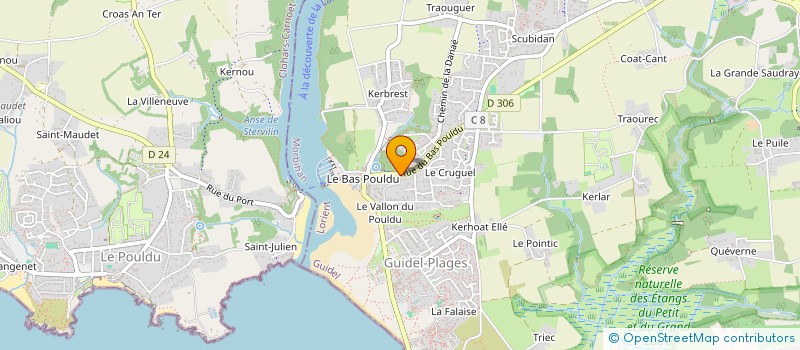 localisation de l'entreprise MONSIEUR BERTRAND CADIEU  GUIDEL