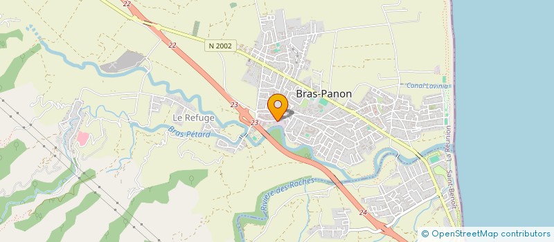 localisation de l'entreprise MONSIEUR BERTRAND CADIVEL PETIAYE à BRAS-PANON
