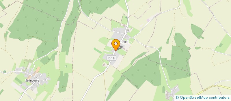 localisation de l'entreprise MONSIEUR BERTRAND CALIPPE  AUMONT