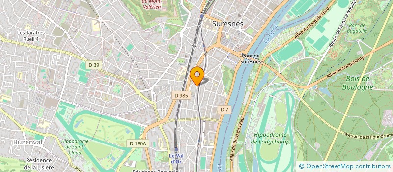 localisation de l'entreprise MONSIEUR BERTRAND CALVEL à SURESNES