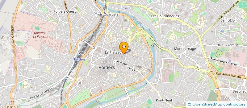localisation de l'entreprise MONSIEUR BERTRAND CAROF à POITIERS