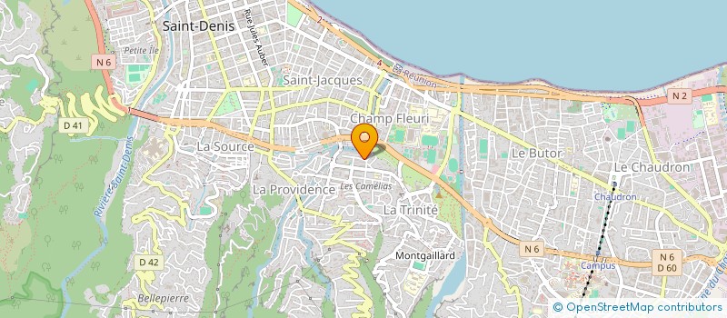 localisation de l'entreprise MONSIEUR BERTRAND CAROUMBAYE  SAINT-BENOIT