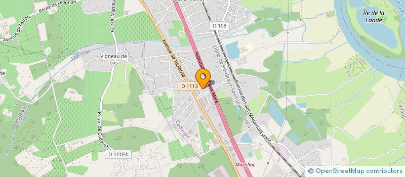 localisation de l'entreprise MONSIEUR BERTRAND CARRERE  CADAUJAC