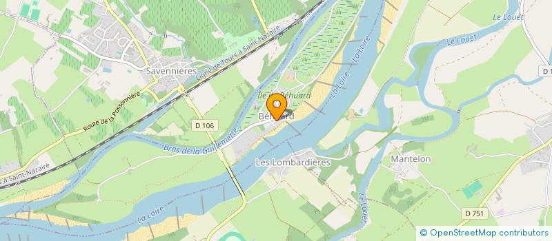 localisation de l'entreprise MONSIEUR BERTRAND CARRON DE LA CARRIERE  BEHUARD