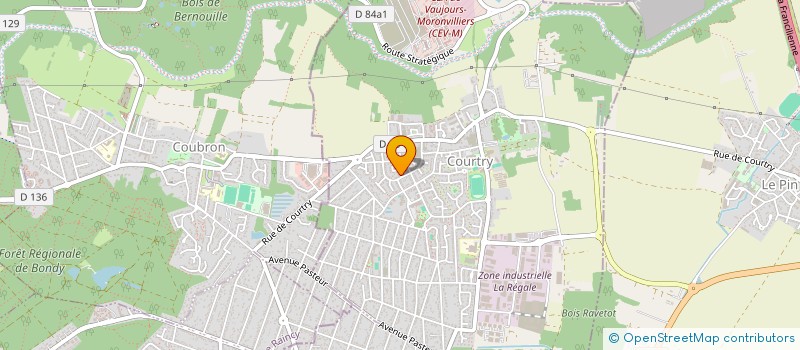 localisation de l'entreprise MONSIEUR BERTRAND CASAGRANDE à COURTRY