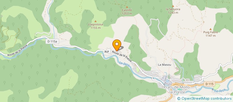 localisation de l'entreprise MONSIEUR BERTRAND CASES  PRATS-DE-MOLLO-LA-PRESTE