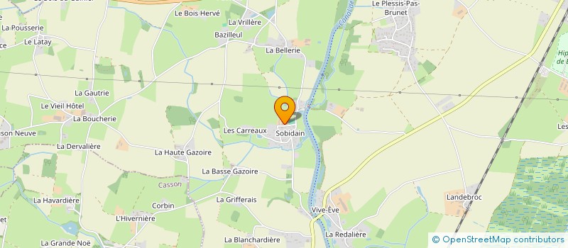 localisation de l'entreprise MONSIEUR BERTRAND CASSARD à NORT-SUR-ERDRE