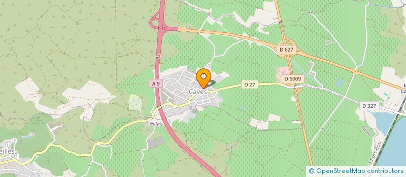 localisation de l'entreprise MONSIEUR BERTRAND CASTANY  CAVES