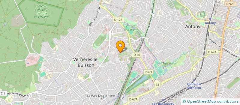 localisation de l'entreprise MONSIEUR BERTRAND CAUX à VERRIERES LE BUISSON