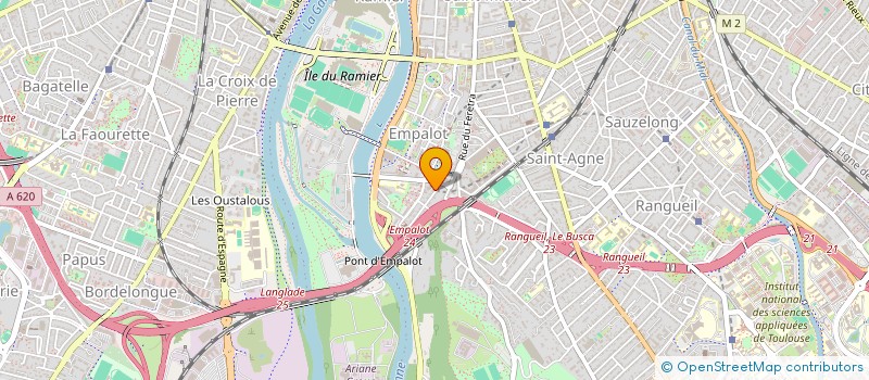 localisation de l'entreprise MONSIEUR BERTRAND CAZAUBON à TOULOUSE