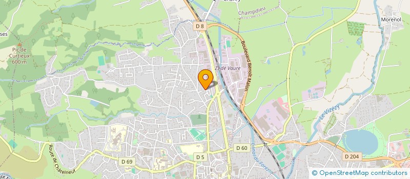 localisation de l'entreprise MONSIEUR BERTRAND CELLE  MONTBRISON