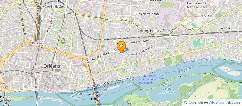 localisation de l'entreprise MONSIEUR BERTRAND CELLIER à ORLEANS