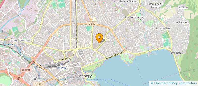 localisation de l'entreprise MONSIEUR BERTRAND CERIA à ANNECY