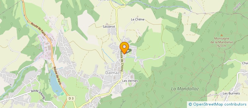 localisation de l'entreprise MONSIEUR BERTRAND CERRI  LA BALME-DE-SILLINGY